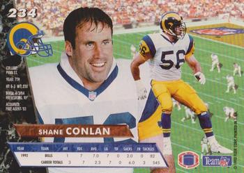 1993 Ultra #234 Shane Conlan Back