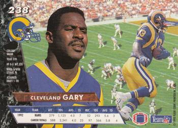 1993 Ultra #238 Cleveland Gary Back