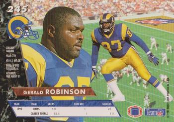 1993 Ultra #245 Gerald Robinson Back