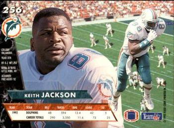 1993 Ultra #256 Keith Jackson Back