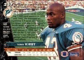 1993 Ultra #257 Terry Kirby Back