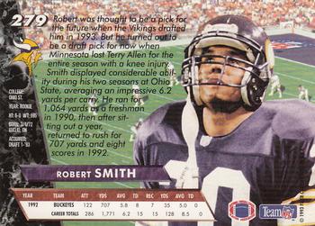 1993 Ultra #279 Robert Smith Back