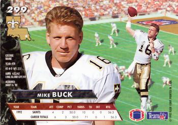 1993 Ultra #299 Mike Buck Back