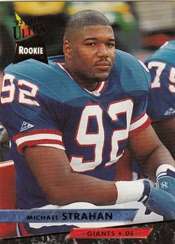 1993 Ultra #331 Michael Strahan Front