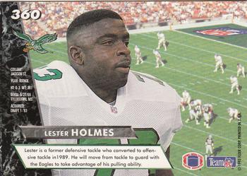 1993 Ultra #360 Lester Holmes Back