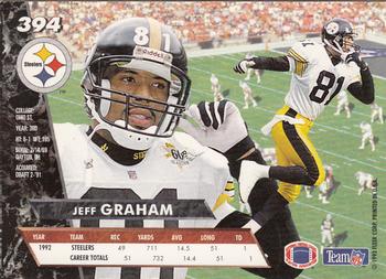 1993 Ultra #394 Jeff Graham Back