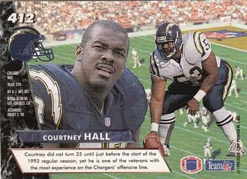 1993 Ultra #412 Courtney Hall Back