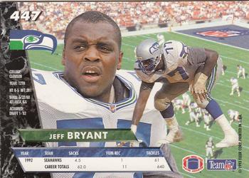 1993 Ultra #447 Jeff Bryant Back