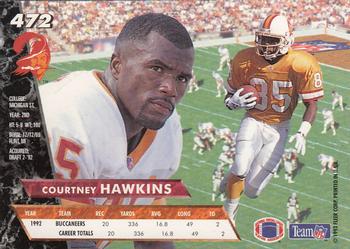 1993 Ultra #472 Courtney Hawkins Back