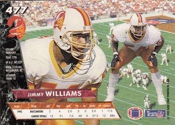 1993 Ultra #477 Jimmy Williams Back