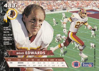 1993 Ultra #483 Brad Edwards Back