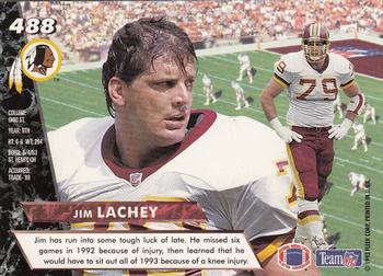 1993 Ultra #488 Jim Lachey Back