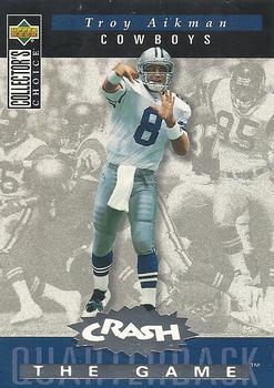 1994 Collector's Choice - You Crash the Game Silver Exchange #C2 Troy Aikman Front