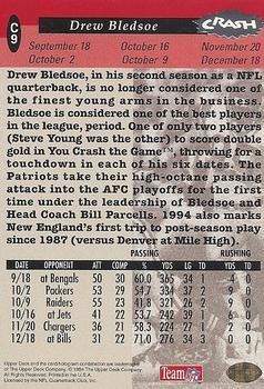 1994 Collector's Choice - You Crash the Game Silver Exchange #C9 Drew Bledsoe Back