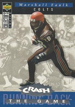 1994 Collector's Choice - You Crash the Game Silver Exchange #C11 Marshall Faulk Front