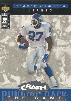 1994 Collector's Choice - You Crash the Game Silver Exchange #C17 Rodney Hampton Front