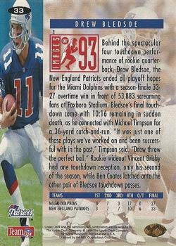 1994 Collector's Choice - Silver #33 Drew Bledsoe Back