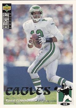 1994 Collector's Choice - Silver #137 Randall Cunningham Front
