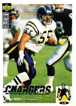 1994 Collector's Choice - Silver #186 Junior Seau Front