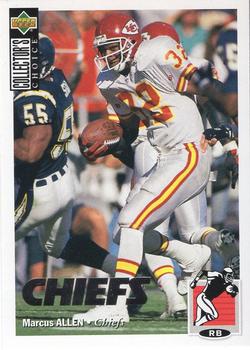 1994 Collector's Choice - Silver #315 Marcus Allen Front