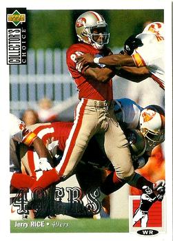 1994 Collector's Choice - Silver #348 Jerry Rice Front