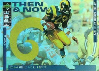 1994 Collector's Choice - Then and Now #NNO Eric Dickerson Front