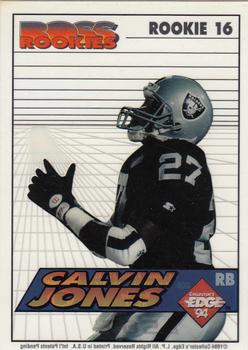 1994 Collector's Edge - Boss Rookies Update #16 Calvin Jones Front