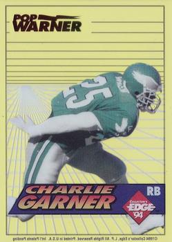 1994 Collector's Edge - Boss Rookies Update Pop Warner Green #8 Charlie Garner Front