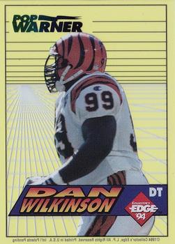 1994 Collector's Edge - Boss Rookies Update Pop Warner Green #24 Dan Wilkinson Front