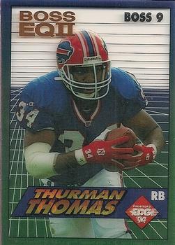 1994 Collector's Edge - Boss EQII Bronze Letters #9 Thurman Thomas Front