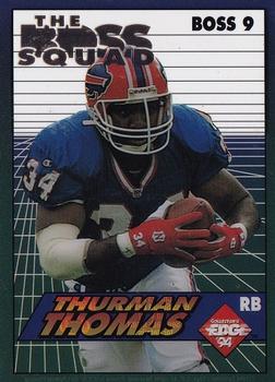 1994 Collector's Edge - The Boss Squad Silver #9 Thurman Thomas Front