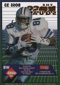 1994 Collector's Edge - The Boss Squad Silver #23 Michael Irvin Back