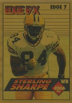 1994 Collector's Edge - Edge F/X Gold Backs #7 Sterling Sharpe Front