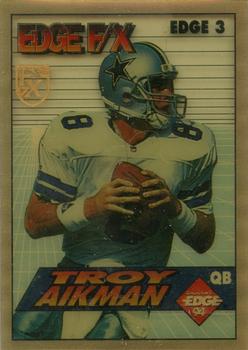 1994 Collector's Edge - Edge F/X Gold Shield #3 Troy Aikman Front
