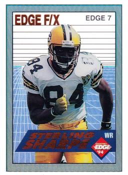 1994 Collector's Edge - Edge F/X Red Letters #7 Sterling Sharpe Front