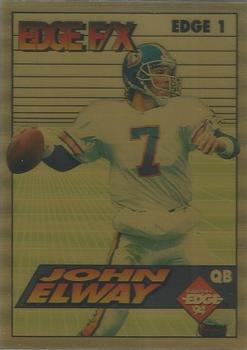 1994 Collector's Edge - Edge F/X Silver Backs #1 John Elway Front