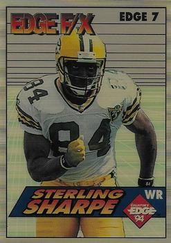 1994 Collector's Edge - Edge F/X Silver Backs #7 Sterling Sharpe Front