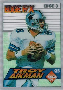 1994 Collector's Edge - Edge F/X White Backs #3 Troy Aikman Front