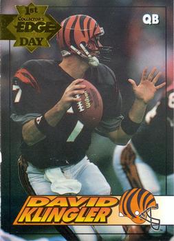 1994 Collector's Edge - 1st Day Gold #26 David Klingler Front