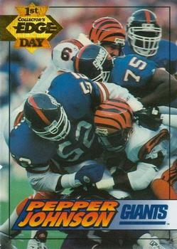1994 Collector's Edge - 1st Day Gold #131 Pepper Johnson Front