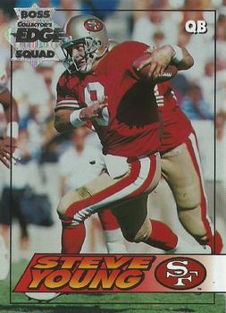 1994 Collector's Edge - Boss Squad Silver #180 Steve Young Front