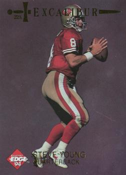 1994 Collector's Edge Excalibur - 22K #10 Steve Young Front