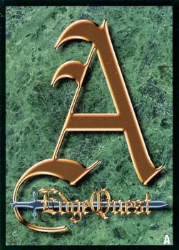 1994 Collector's Edge Excalibur - EdgeQuest #A Letter A Front
