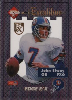 1994 Collector's Edge Excalibur - FX Gold Shield #FX6 John Elway Front