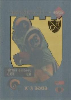 1994 Collector's Edge Excalibur - FX Gold Shield EQ #FX3 Jerome Bettis Back