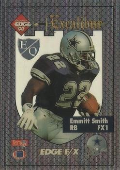 1994 Collector's Edge Excalibur - FX Silver Shield EQ #FX1 Emmitt Smith Front