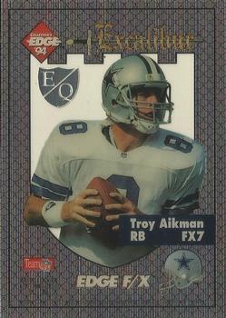 1994 Collector's Edge Excalibur - FX Silver Shield EQ #FX7 Troy Aikman Front