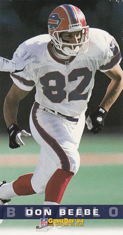 1994 GameDay #28 Don Beebe Front