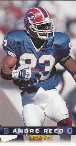 1994 GameDay #40 Andre Reed Front