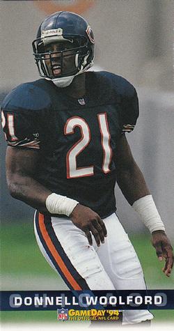 1994 GameDay #59 Donnell Woolford Front